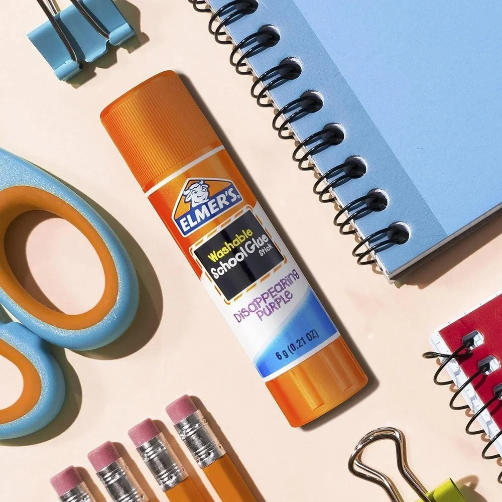Elmers Washable‎ Disappearing School Glue Sticks Purple Glue Stick 24-Pack